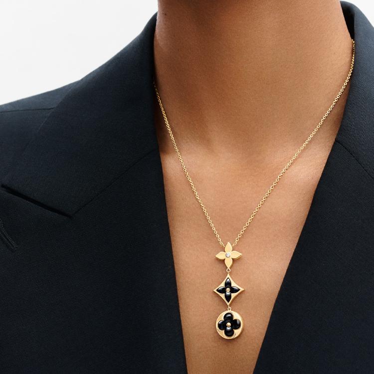 LOUIS VUITTON COLOR BLOSSOM LARIAT 18K