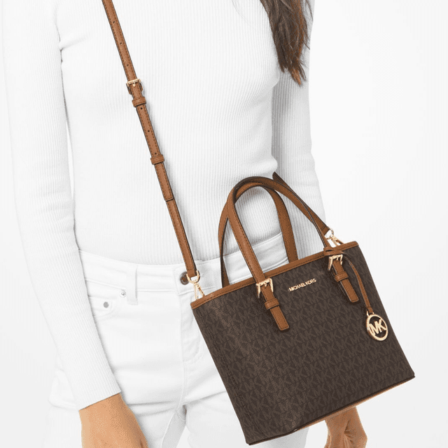 MICHAEL KORS MK Jet Set Logo Tote