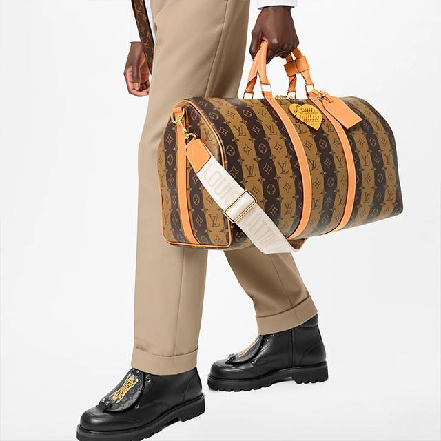 LOUIS VUITTON x NIGO keepall 50 Monogram Stripes