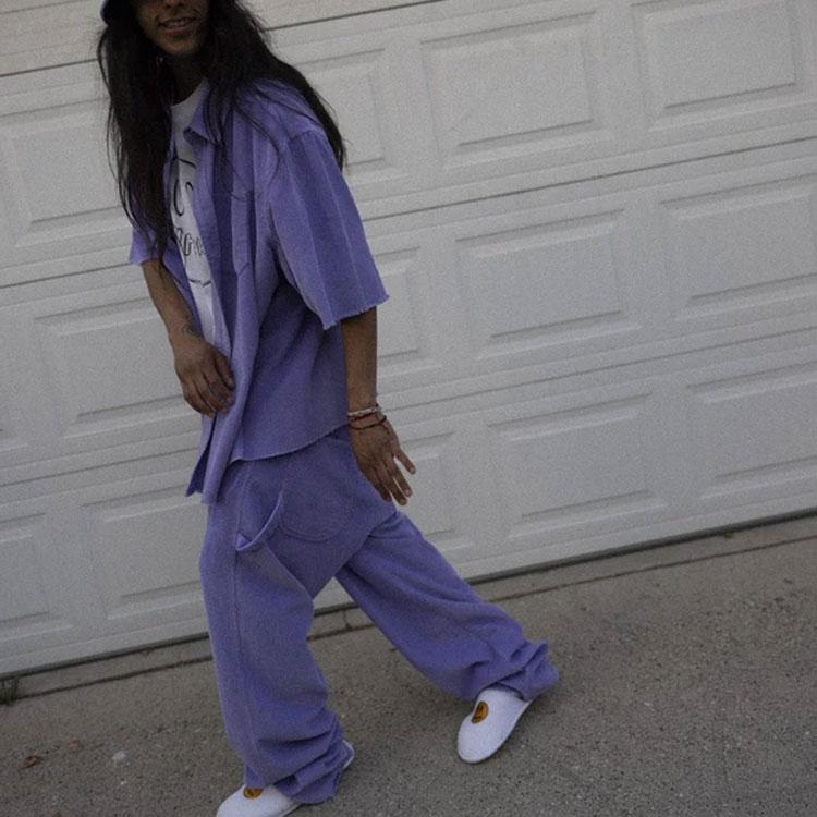 Drew House FW21 Corduroy Ss Shirt Lavender