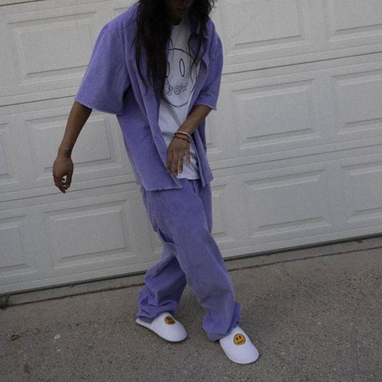 Drew House FW21 Corduroy Ss Shirt Lavender