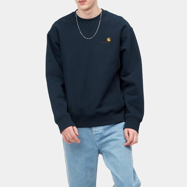 Carhartt WIP American Script Sweatshirt Mizar Logo