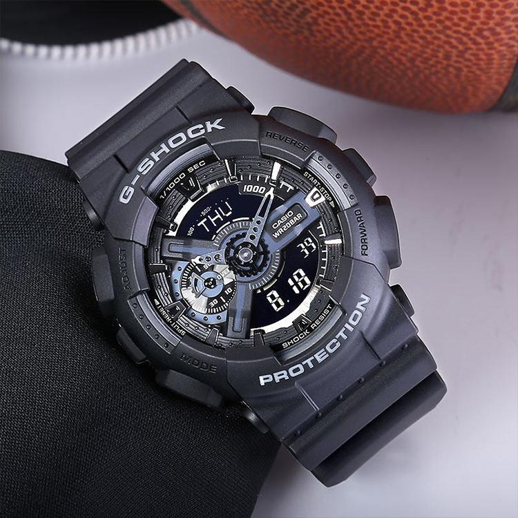 CASIO G-SHOCK BABY-G GA-110-1B+BA-110-7A1