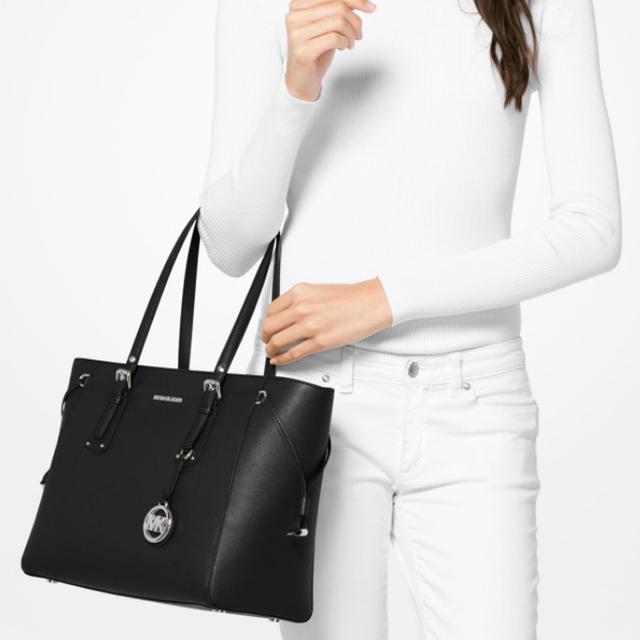 MICHAEL KORS MK Voyager Logo Tote