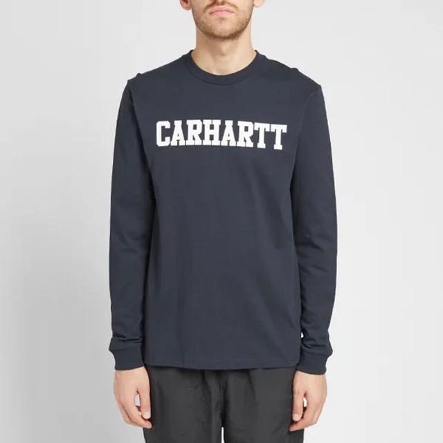 Carhartt WIP LONG SLEEVE COLLEGE TEE LogoT