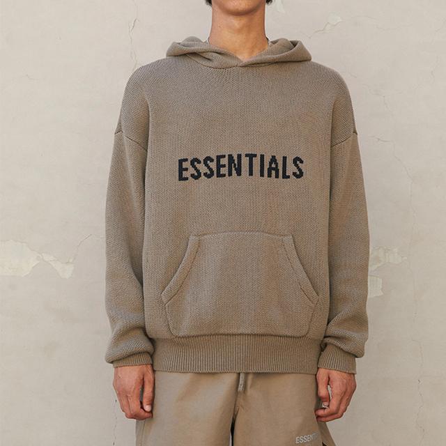 Fear of God Essentials FW21 Knit Pullover Harvest Logo