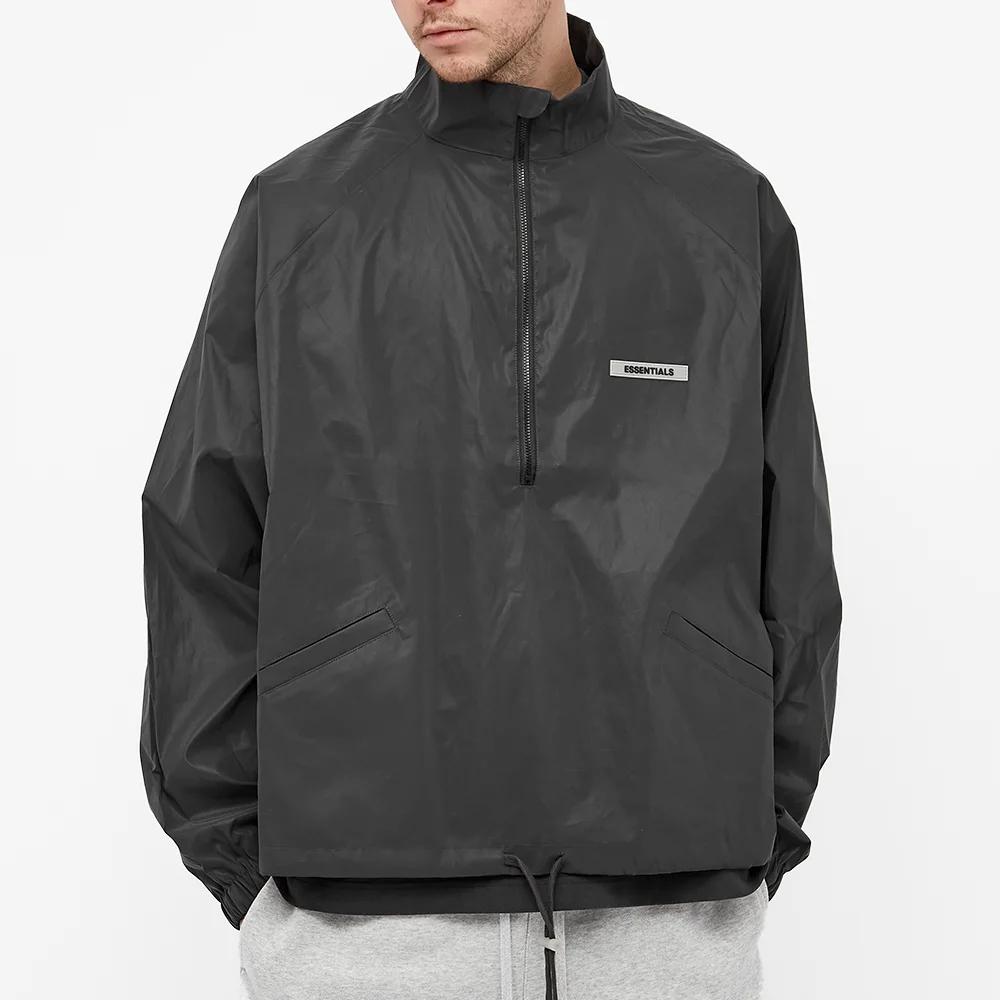 Fear of God Essentials FW21 Track Jacket Black Logo