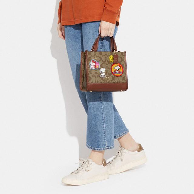 COACH x Peanuts Snoopy Dempsey 22 Tote