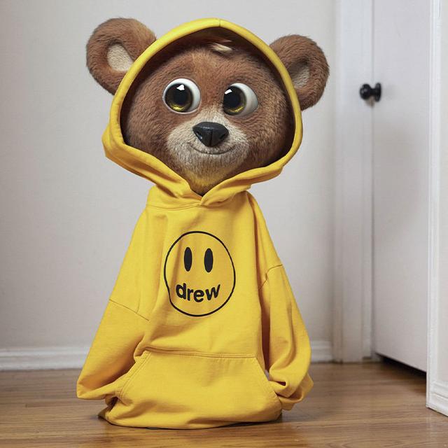 Drew House Mascot Hoodie Golden Yellow Logo