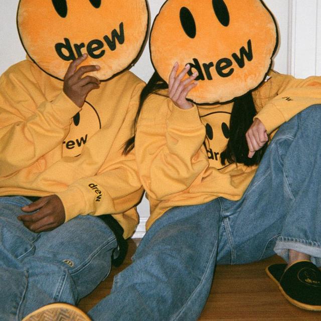 Drew House Mascot Hoodie Golden Yellow Logo