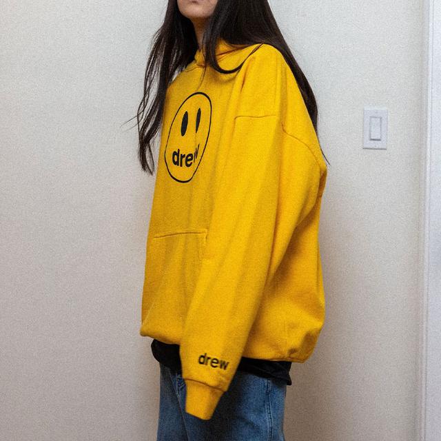 Drew House Mascot Hoodie Golden Yellow Logo