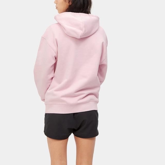 Carhartt WIP W' Hooded Carhartt Sweatshirt Pink Logo