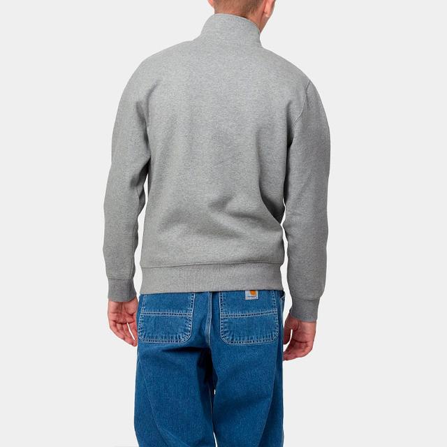 Carhartt WIP Chase Neck Zip Sweatshirt Grey