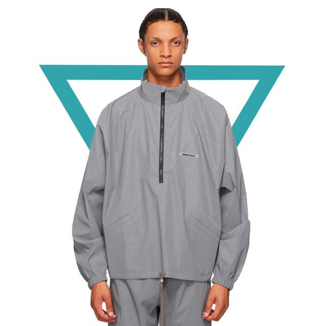 Fear of God Essentials SS20 Jacket Duck Silver Logo