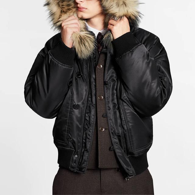 LOUIS VUITTON x Nigo Embroidered LV Mountain Aviator Blouson Noir