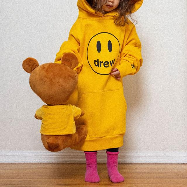 Drew House Mascot Hoodie Golden Yellow Logo