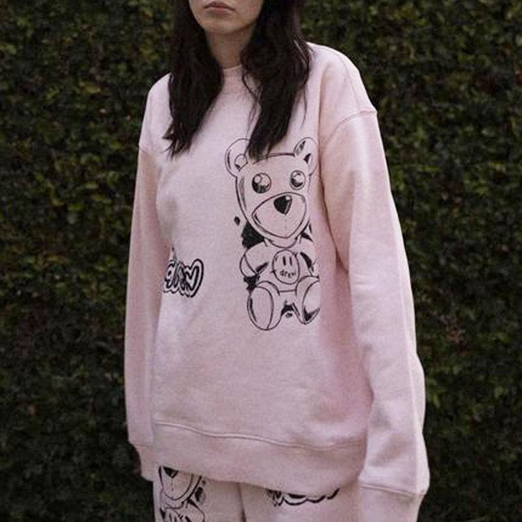 Drew House FW21 Theodore Sketch Crewneck Pale Pink