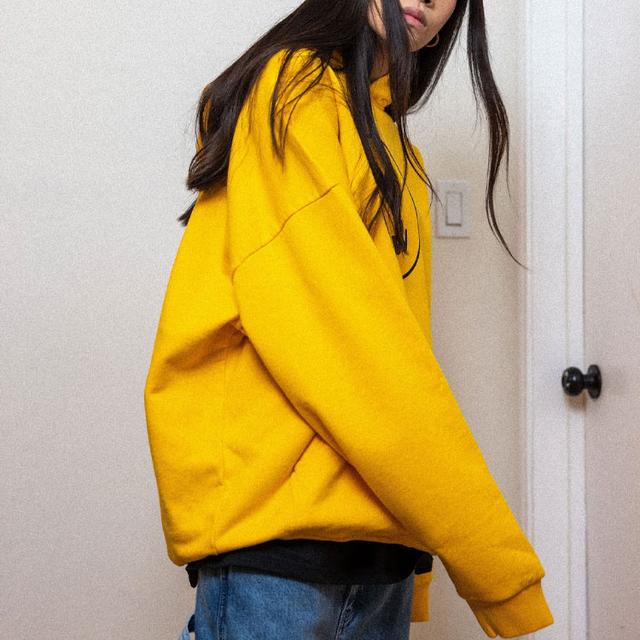 Drew House Mascot Hoodie Golden Yellow Logo