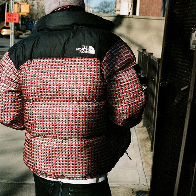 Supreme Week 5 x The North Face Studded Nuptse Jacket Logo