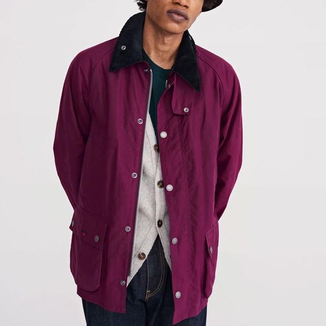 NOAH x BARBOUR Dry Waxed Bedale Jacket Logo