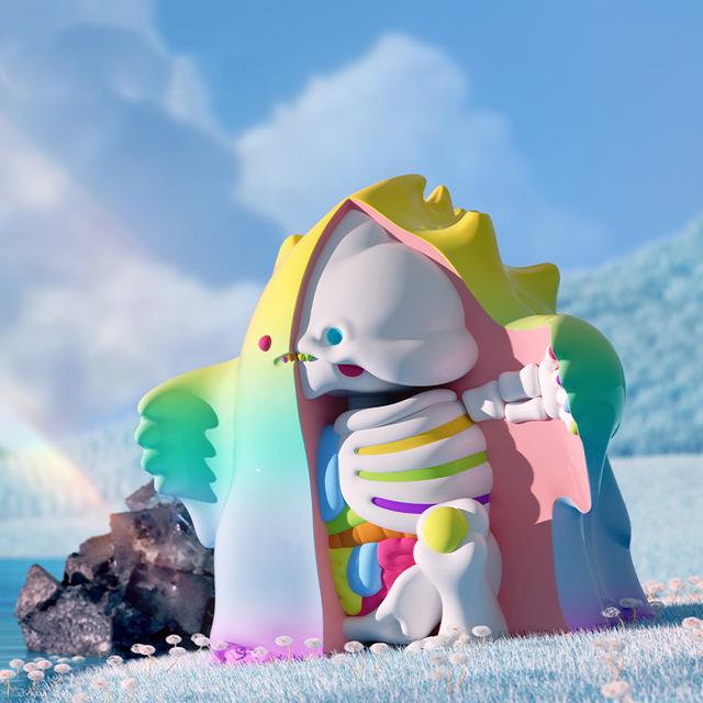 POP MART MEGA YUKI RAINBOW 400 18cm