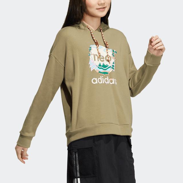 adidas neo W Util Hoodie2 Logo