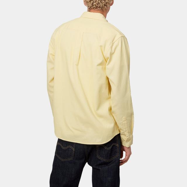 Carhartt WIP SS22 LS Madison Cord Shirt Logo