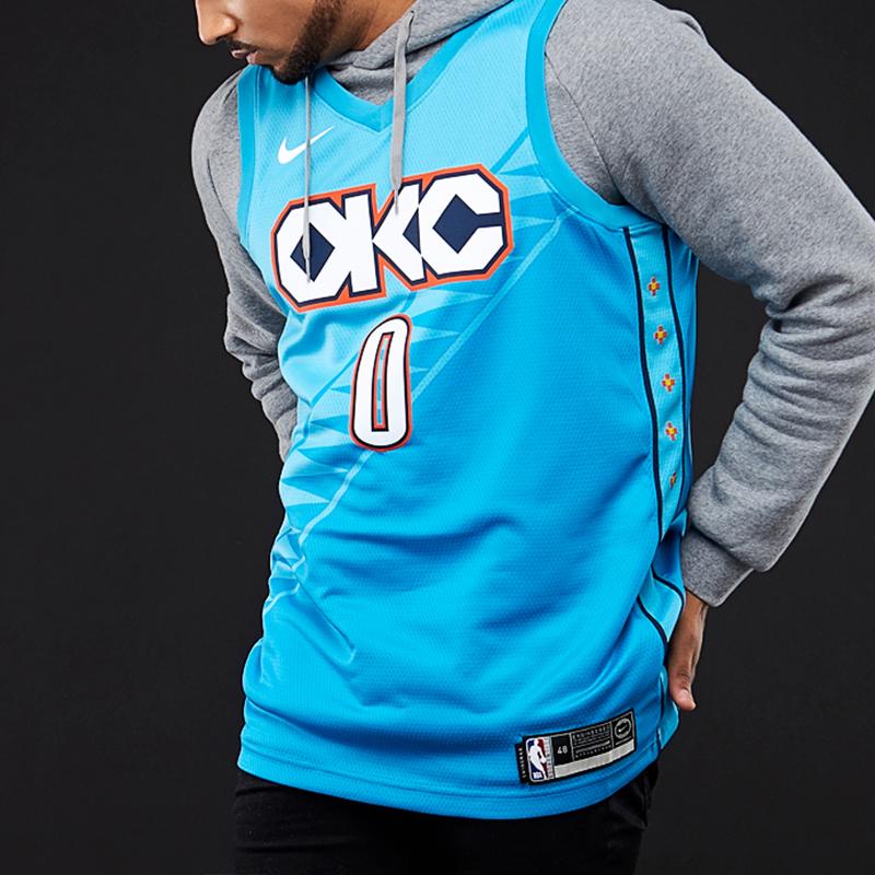 Nike NBA Jersey 18-19 Russell Westbrook 0 SW