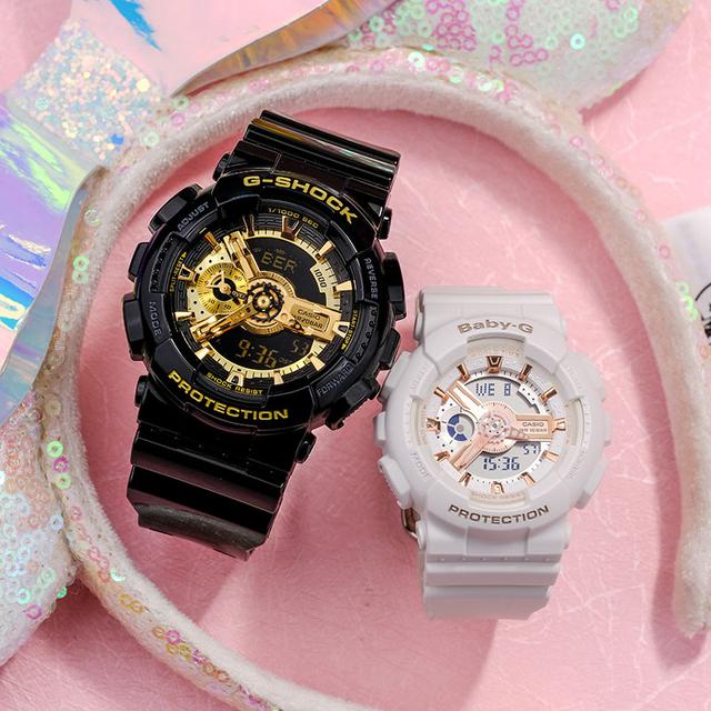 CASIO G-SHOCK x BBC ICECREAM BA-110RG-7APR+GA-110GB-1APR