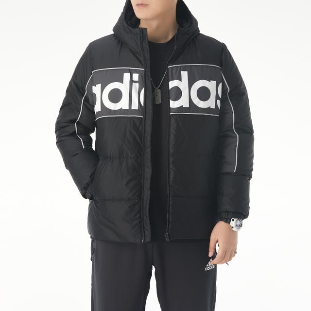 adidas neo M Brnd Dwn Puff logo