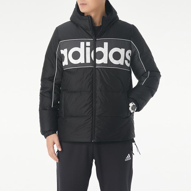 adidas neo M Brnd Dwn Puff logo