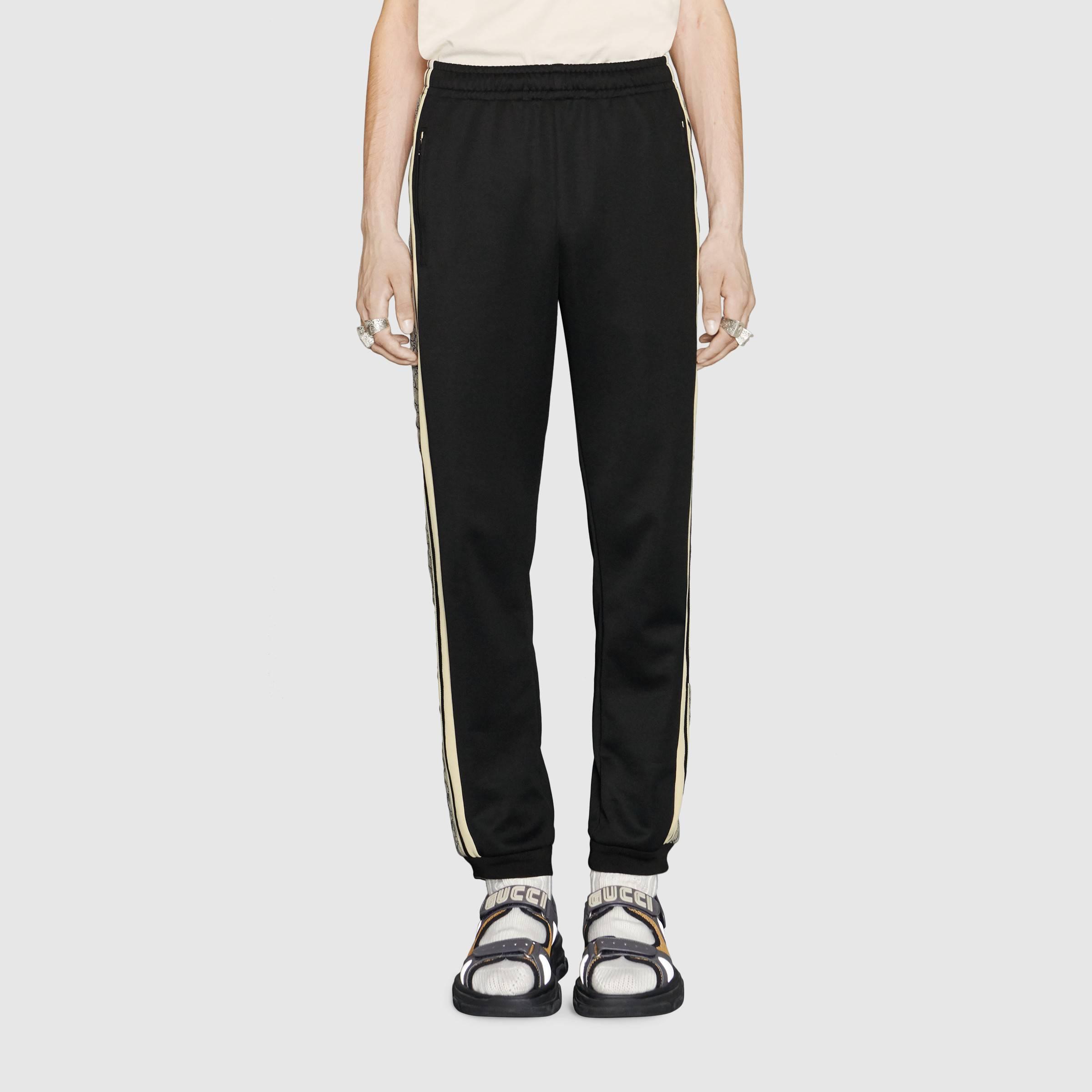 GUCCI Oversize Technical Jersey Jogging Pant GG