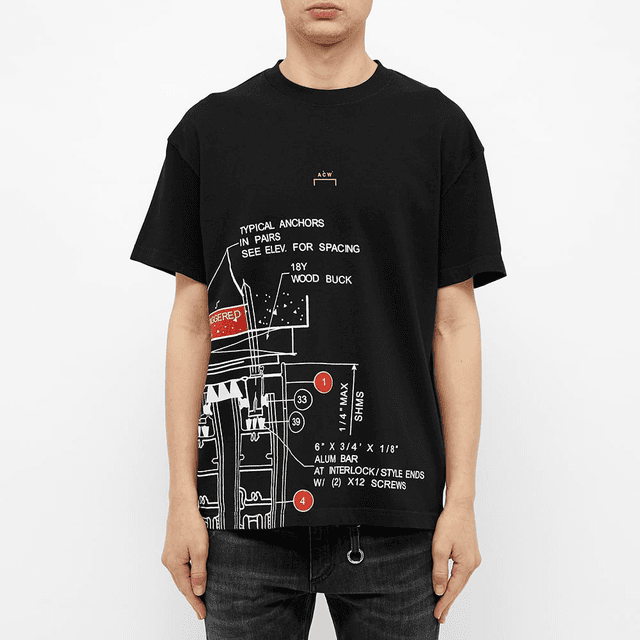 A-COLD-WALL* SS20 Blueprint Tee logoT