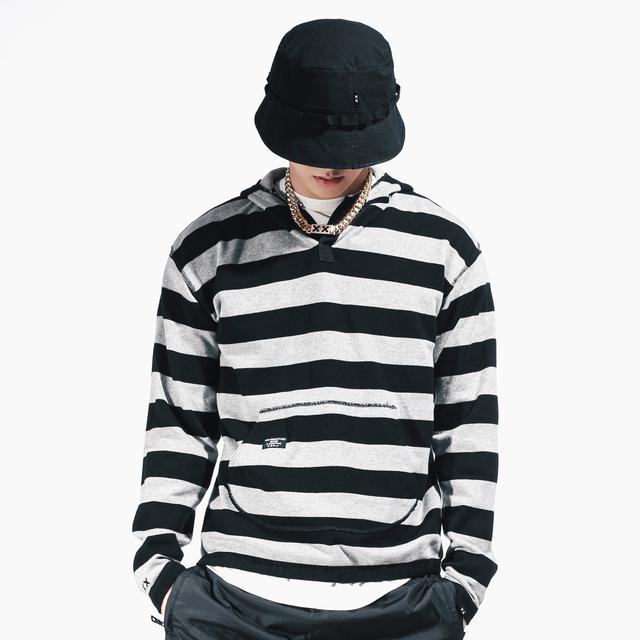 xxDESIGN Striped Hoodie