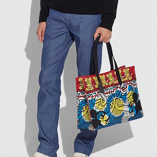 COACH X Disney X Keith Haring Recycled Tote 42