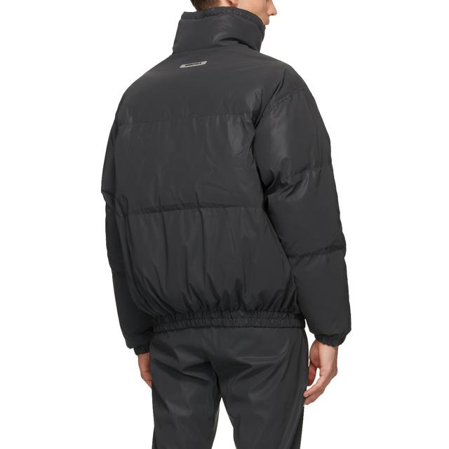 Fear of God Essentials Puffer Jacket Black FW20 Logo