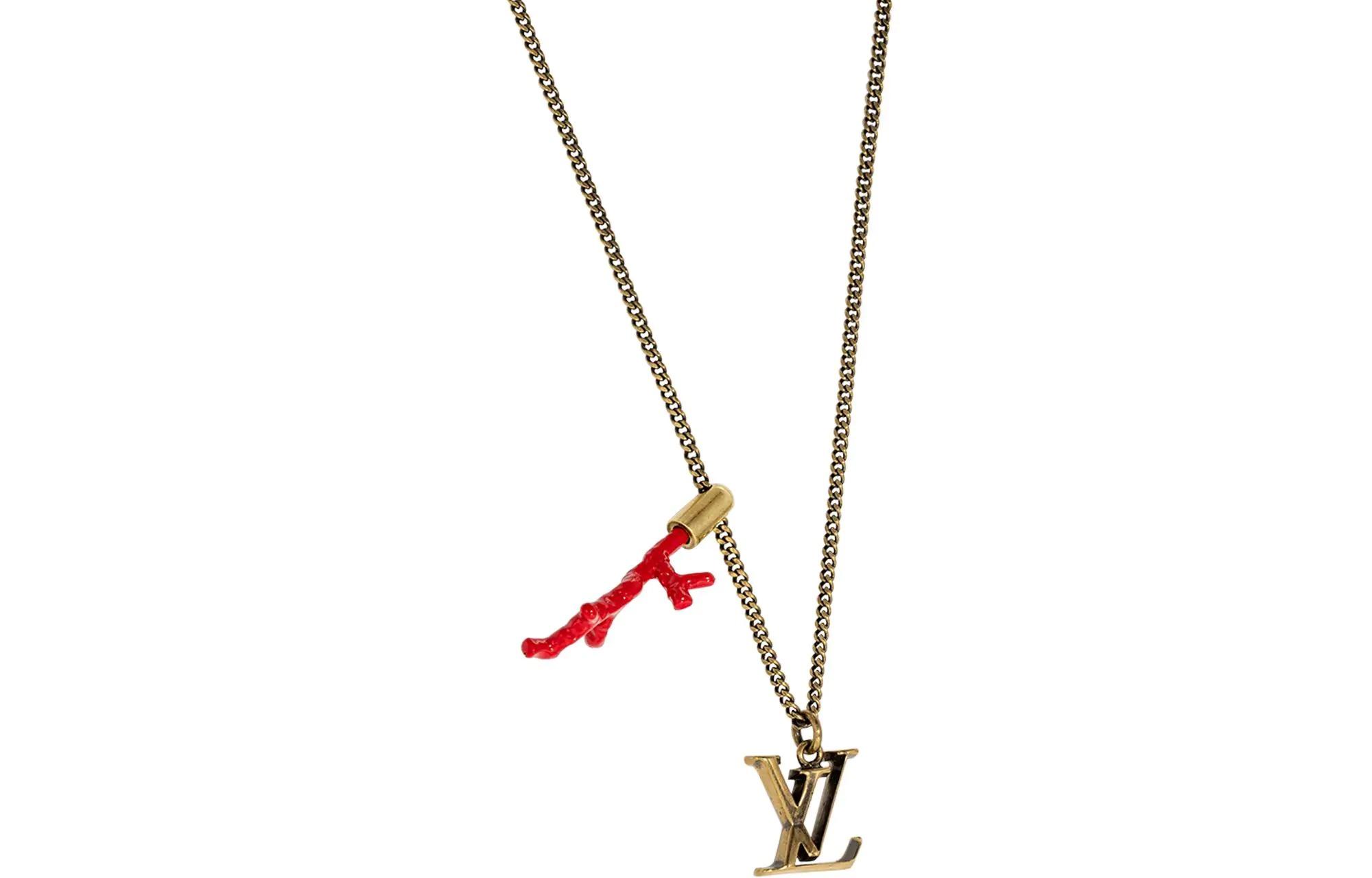 LOUIS VUITTON Pendant Chain LV Coral