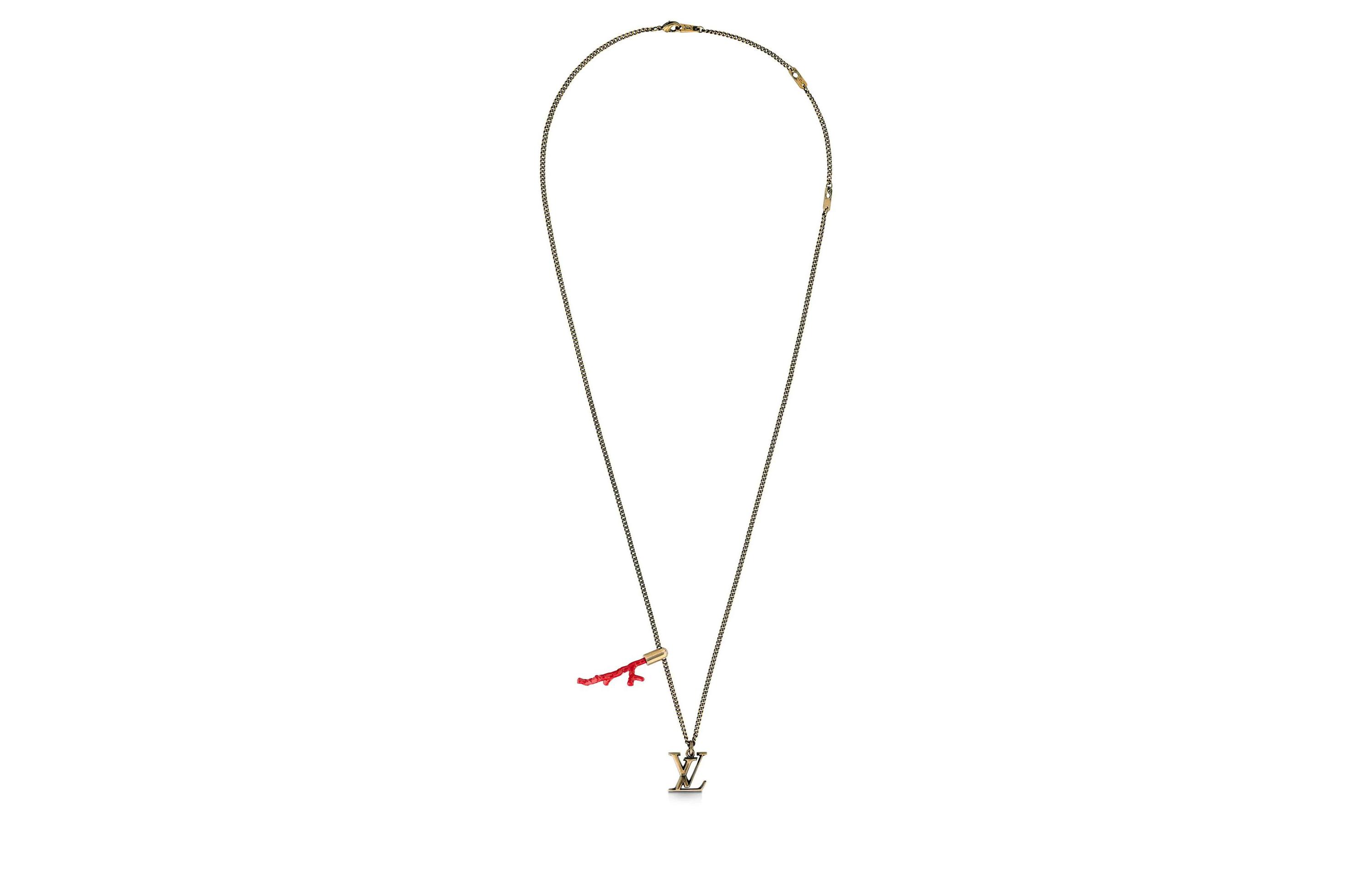 LOUIS VUITTON Pendant Chain LV Coral