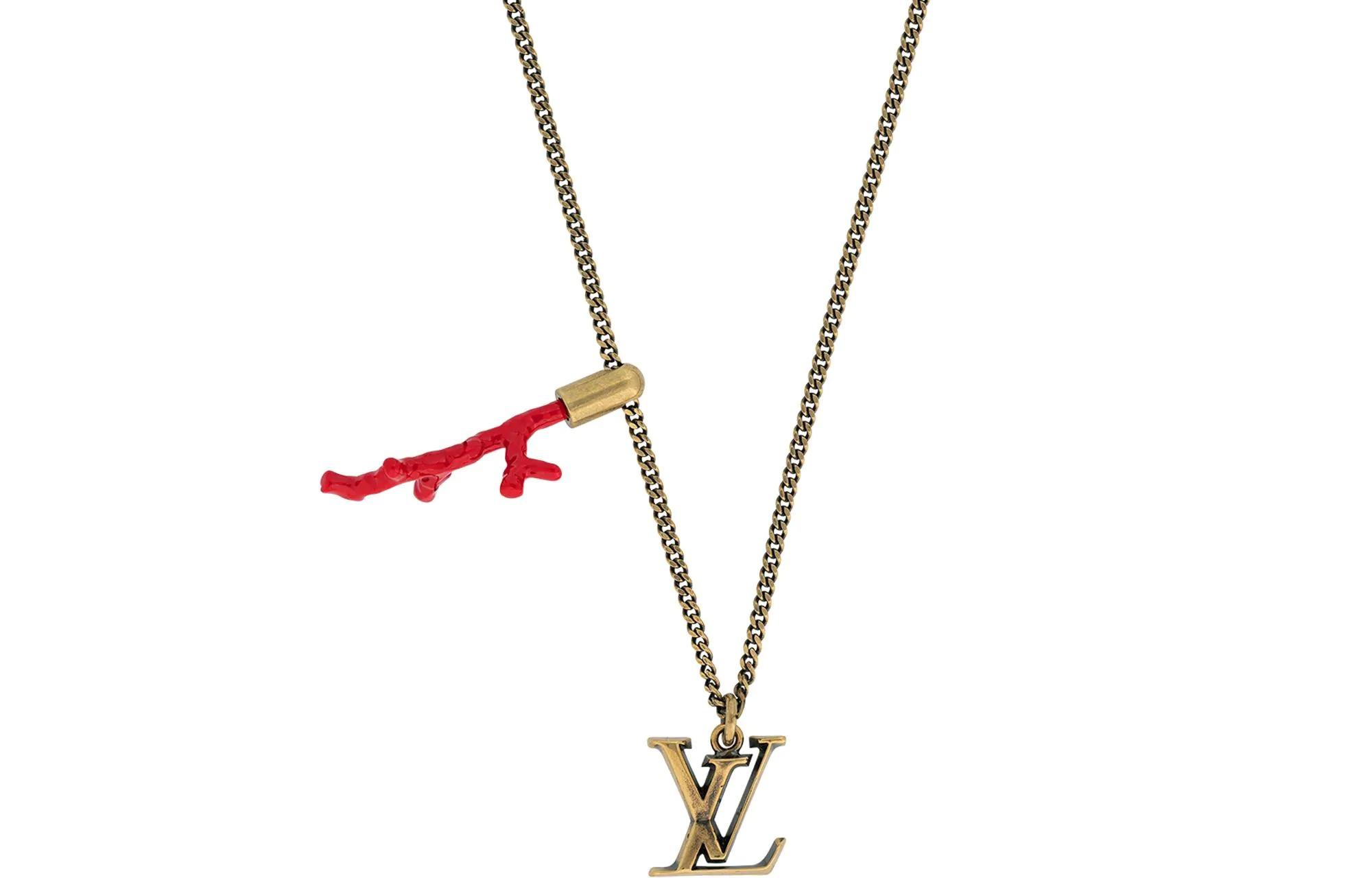 LOUIS VUITTON Pendant Chain LV Coral