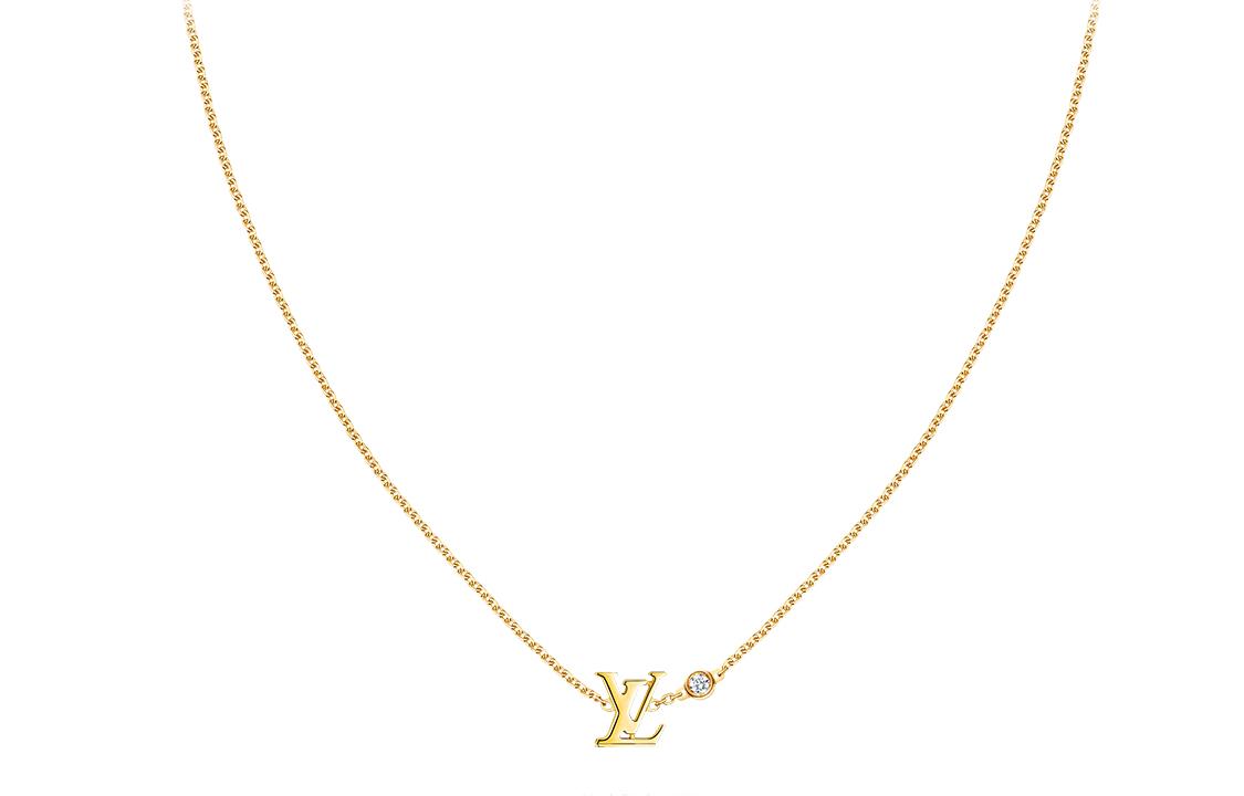 LOUIS VUITTON LV logo 18k