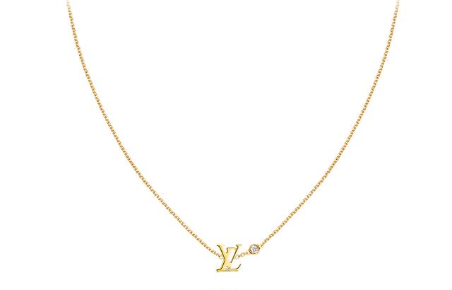 LOUIS VUITTON LV logo 18k