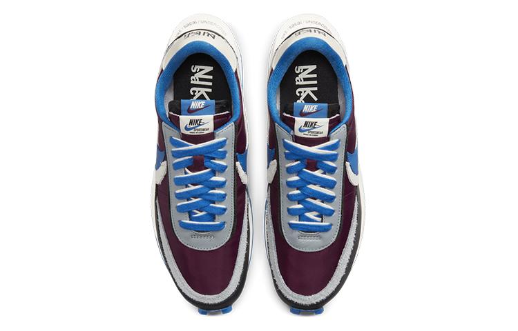 Sacai x Nike Waffle night maroon and team royal