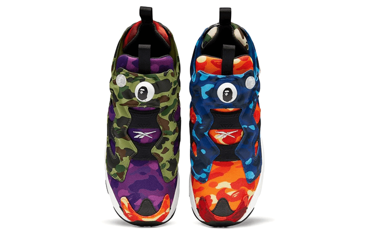 A BATHING APE x Reebok Instapump Fury "Multi-Camo"