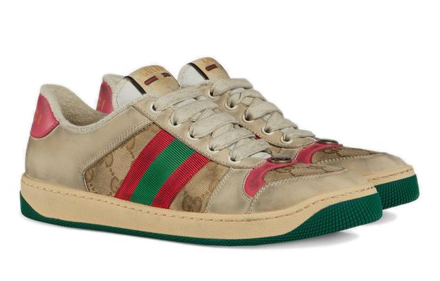 GUCCI Screener Leather Sneaker GG