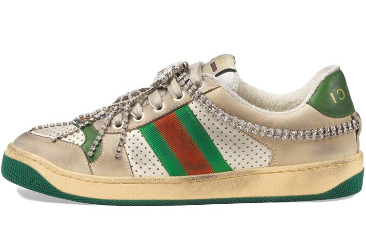 GUCCI Screener Sneaker With Crystals GG