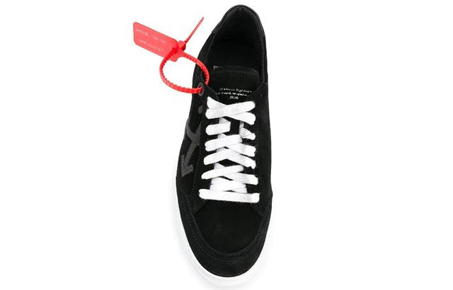 OFF-WHITE 2.0 Leather Trimmed Suede Sneakers