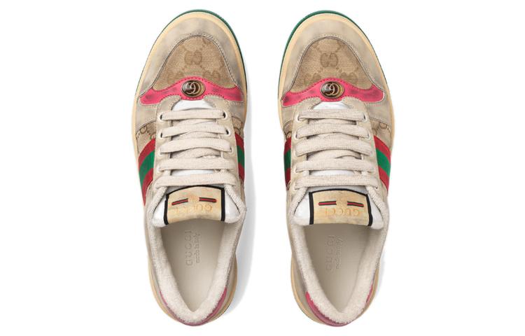 GUCCI Screener Leather Sneaker GG