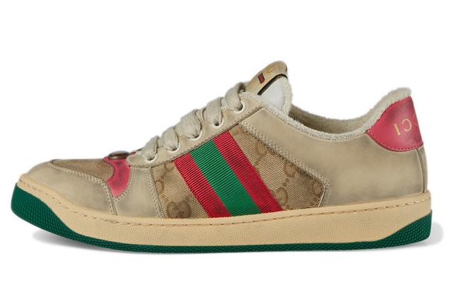 GUCCI Screener Leather Sneaker GG