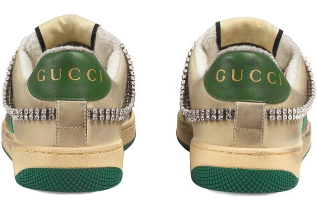 GUCCI Screener Sneaker With Crystals GG