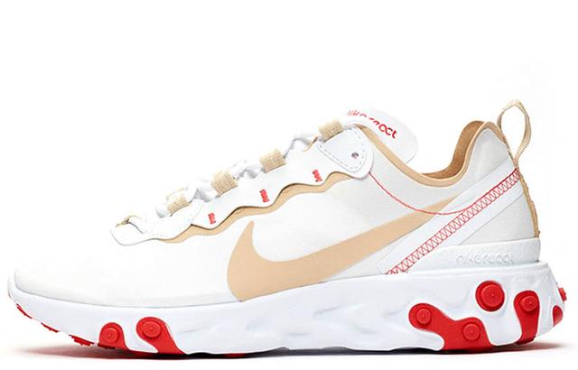 Nike React Element 55 White Desert Ember